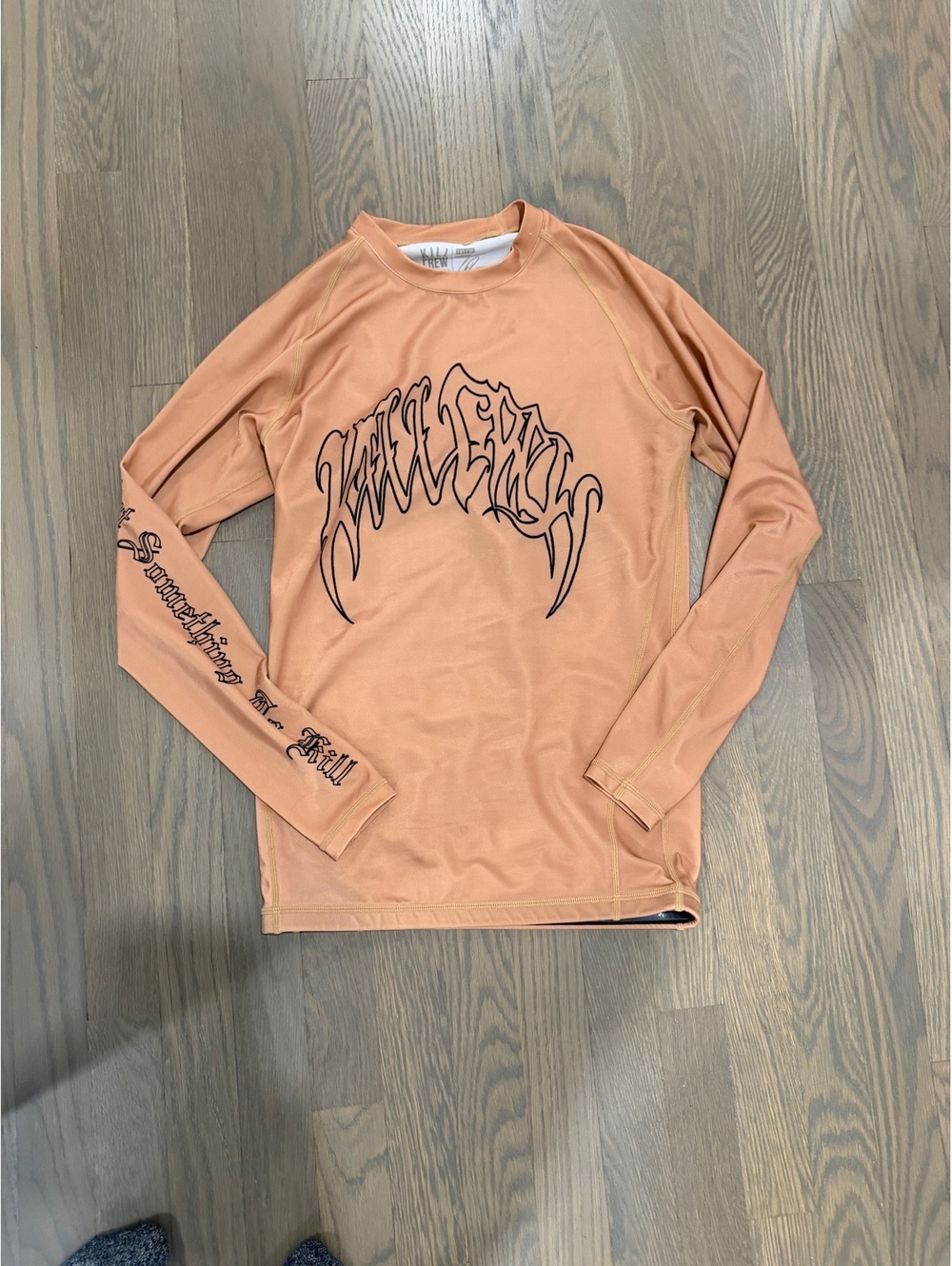 Kill Crew Porrada Series Vol. 1 Wolf Graphic Long Sleeve Performance Top XS